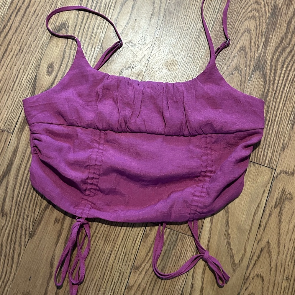Dry Goods‎ Violet/Purple Spaghetti Strap Top